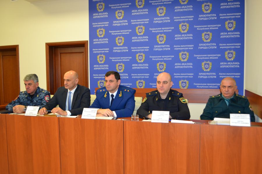 Под председательством Генерального прокурора РА Агрба А.Н. проведено Координационное совещание руководителей правоохранительных органов.